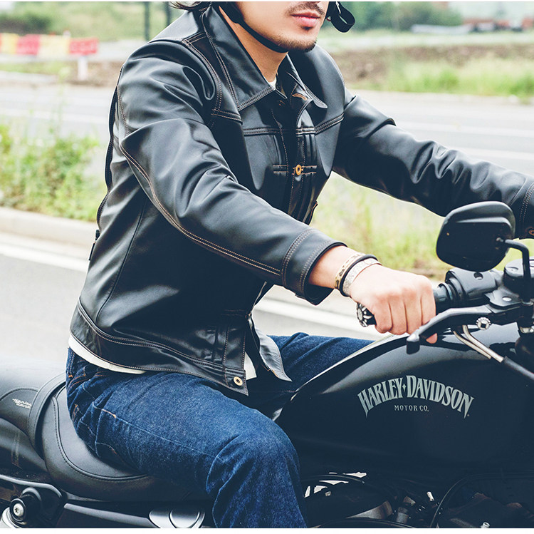 Hydralisk Horsehide Leather Jacket 180091 - Classic Slim Fit