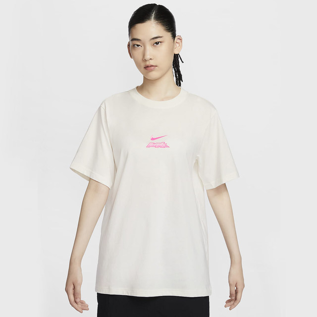 Nike official women's clothing 2025 summer new sportswear loose short-sleeved T-shirt breathable half-sleeved HM4625