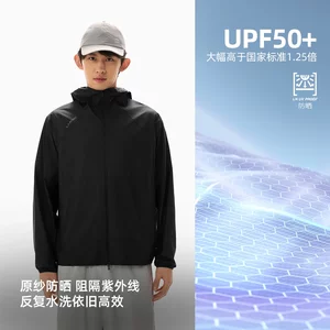 
Li Ning 2026 New Smoothie Sun Protection Jacket Men's Ice Comfort Sun Protection Sports Windbreaker AFDW725-1