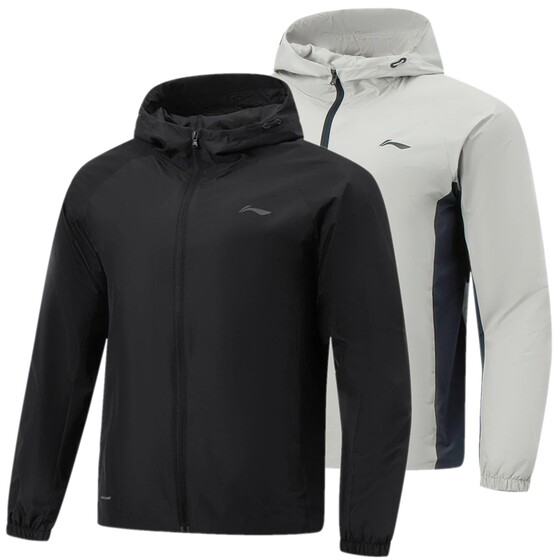 
Li Ning Men's Jacket 2026 Spring New Fitness Running Hooded Jacket Sports Windbreaker AFDW079/033
