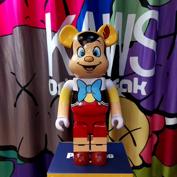 新品 BE@RBRICK PINOCCHIO 1000％  ピノキオキャラクターグッズ