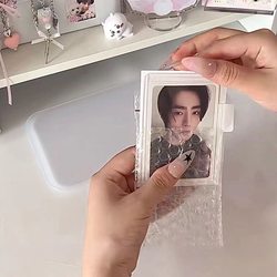 High-Quality ins Style Transparent Self-Adhesive Bubble Bags, Small Card Shockproof Protective Bags, Thickened Packaging Bags, Transparent Bubble Bags