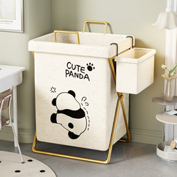 Foldable Dirty Clothes Basket, Dirty Clothes Storage Basket, Household Clothing Storage Basket, High-Looking and Light Luxury Laundry Basket