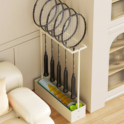 Badminton Racket Display Rack, Sports and Fitness Equipment Storage Rack, Organizing Basket, Large Capacity Tennis Racket Storage Rack, Hanging Rack