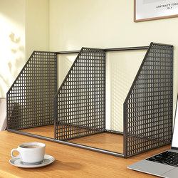File Rack Office Desktop Document Storage Organizer Office Supplies Folder Organizer Book Stand A4 Paper Data Storage Box Storage Box Exercise Book Material Organizer