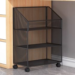 File Rack under the Desk, Movable File Storage Rack, Office Document Workstation Storage Artifact, Small Cart with Wheels, Office Desktop Storage Cabinet, Floor-Standing Storage Rack, File Cabinet, Multi-Layer Bookshelf