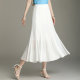 Switching fishtail design feels smooth and elegant chiffon skirt female summer high waist A -shaped thin bloom skirt