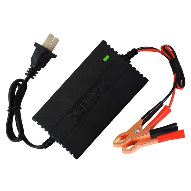 Intelligent 12v volt car battery charger motorcycle universal lead-acid ...