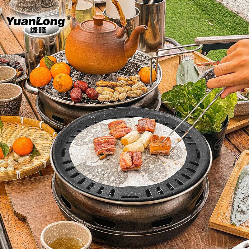 チャコールBBQグリル、ポータブルバーベキューグリル折りたたみ式