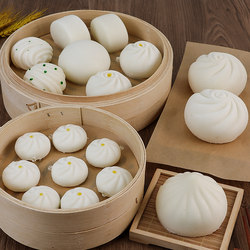 Simulated Large Steamed Buns, Fake Food Model, Flower Rolls, Fried Dumplings, Toy Breakfast Display Props, Xiaolongbao Decoration