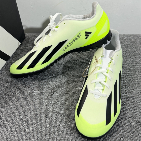 Adidas/Adidas X CRAZYFAST.4 TF Broken Spikes for Men and Women Made Grass Football Shoes IE1583