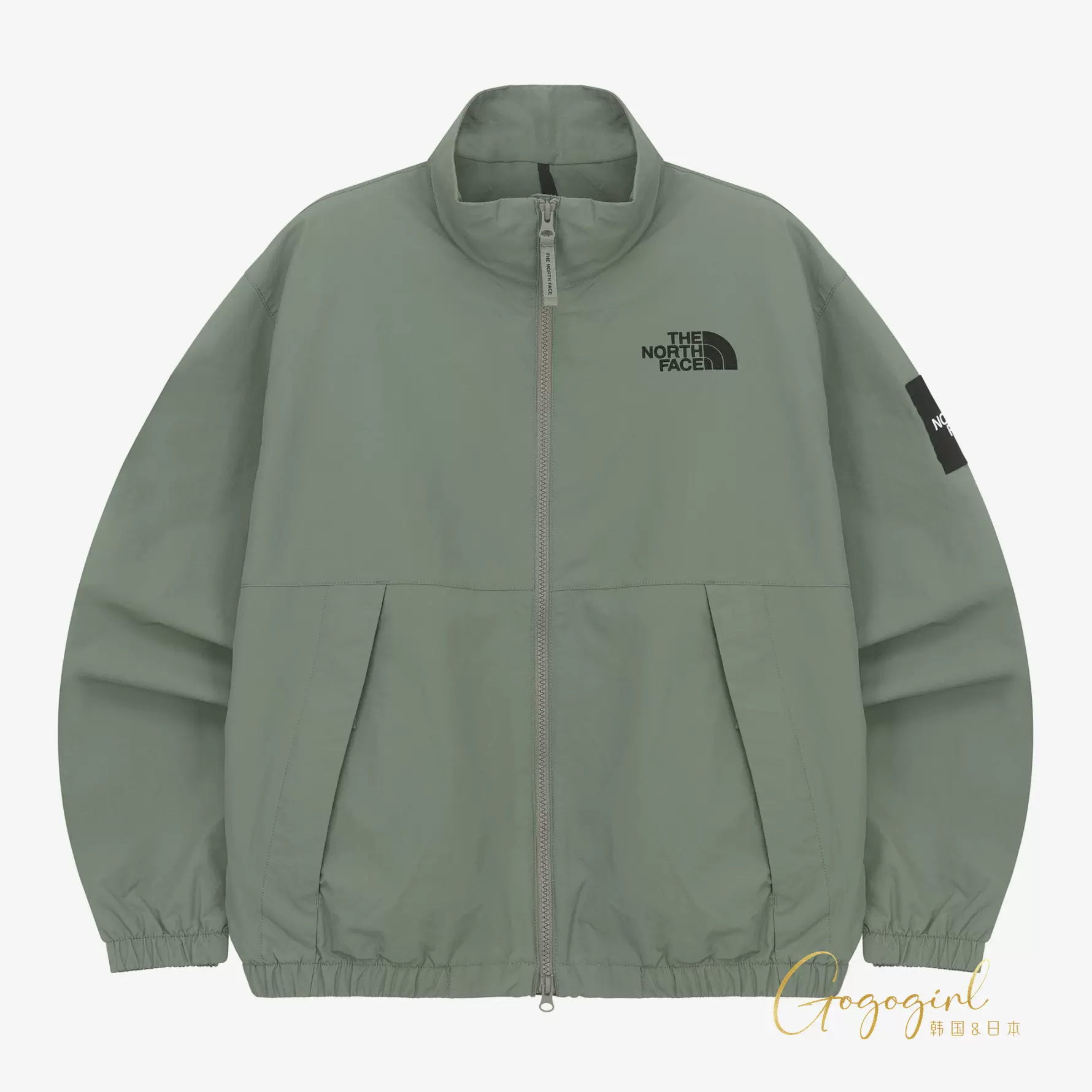 韩国代购白标the north face北面24男女立领工装夹克