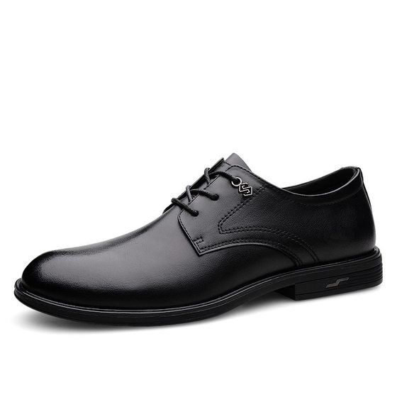 
This year's popular cross-border men's shoes, formal leather shoes, business casual shoes, derby shoes, spring low-top lace-up cowhide