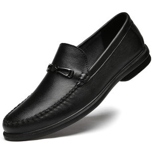 
This year's popular cross-border men's shoes, beanie shoes, small leather driving shoes, spring, autumn and winter low-top slip-on cowhide casual shoes