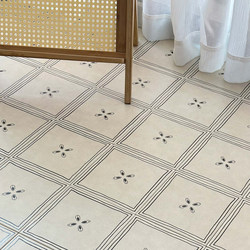 French Retro Cream Black and White Tiles 200/300/400 B&B Bathroom Entrance Kitchen Restaurant Floor Tiles