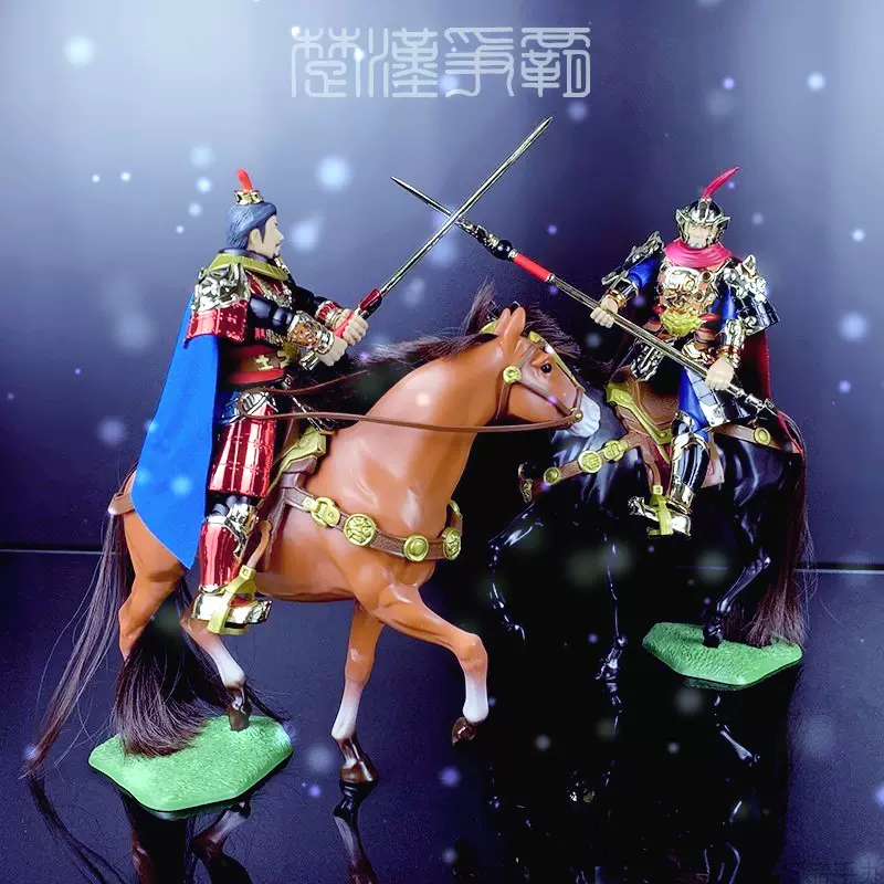 三國演義可動手辦趙雲張飛諸葛亮模型五虎上將兵人偶玩具收藏