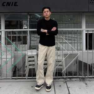 
Zheng Bufan CNIE Fan Yue [heavy weight shows height] small men's autumn and winter straight overalls trousers casual pants