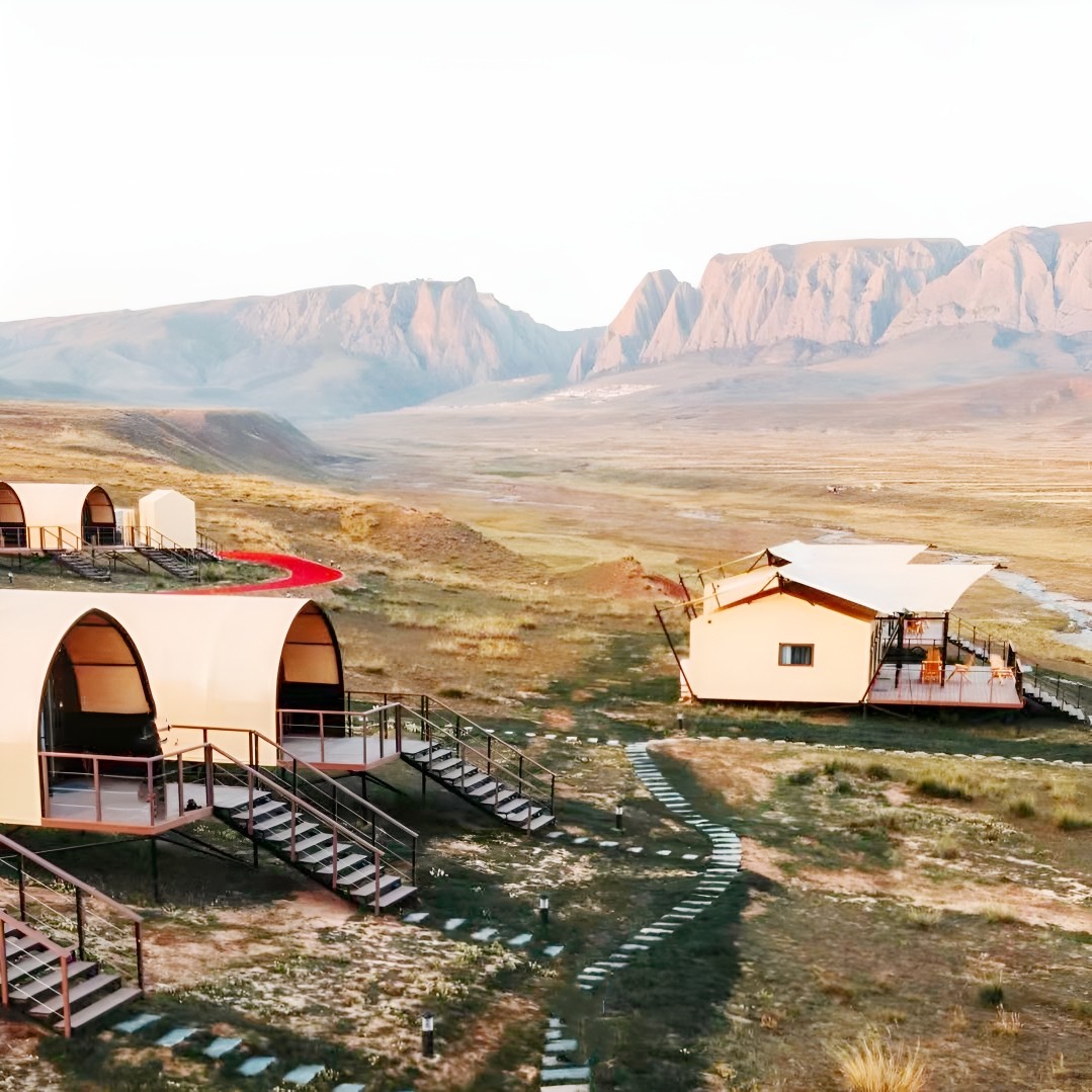 高奢私家团甘南落克之路5天【野奢桑青丛林木屋+甘加秘境望星】