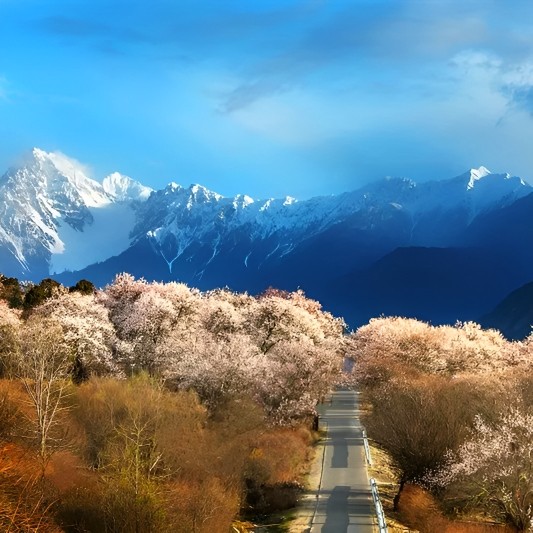 318川藏线拉萨稻城林芝10天【松赞来古山居+拉萨瑞吉】米堆冰川