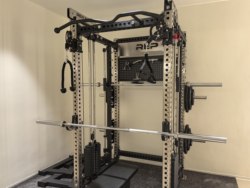 Stainless Steel Small Bird Smith Squat Machine Squat Rack Multi-Functional Bench Press Gantry Comprehensive Training Rack