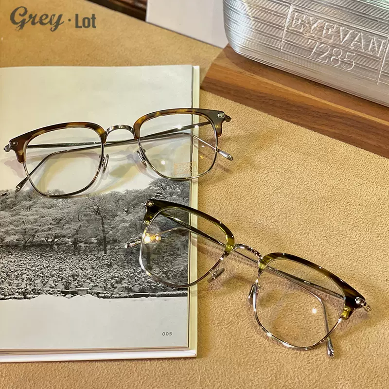 Grey / pre-order】EYEVAN7285-163（48） 日本手造眼镜-Taobao