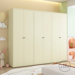 Steel Wardrobe for Home Bedroom, Environmentally Friendly, Formaldehyde-Free, Iron Wardrobe Storage Cabinet, Large Capacity, Wall-Mounted Storage Cabinet Assembly