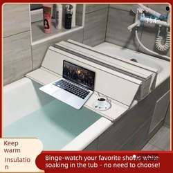 New Simple Folding Heavy-Duty Bathtub Cover, Thickened Double Bathtub Cover, Water Storage Tank Universal Insulation Cover