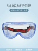 Kính bảo hộ chính hãng 3M1623AF kính chống bụi kính chống hóa chất Kính bảo hộ 3M có thể được trang bị kính vải kính bảo hộ king