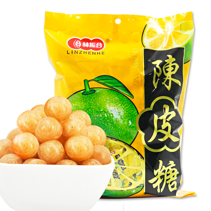 428克约130颗【林振合】陈皮糖