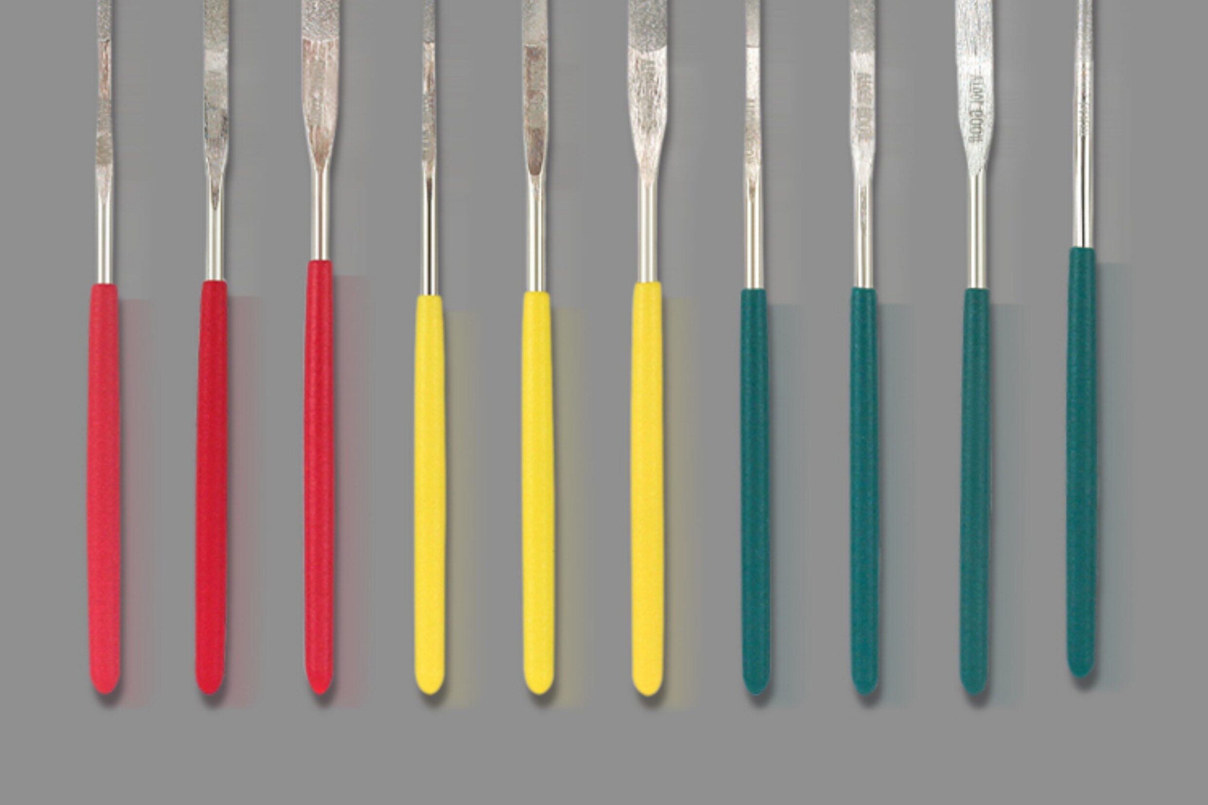 File Set Size Vtool Diamond File Set - Titanium Steel Alloy Files - Ptf-10