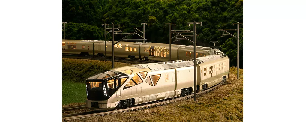 n比例kato火车模型E001形TRAIN SUITE 四季岛豪华旅游列车-Taobao