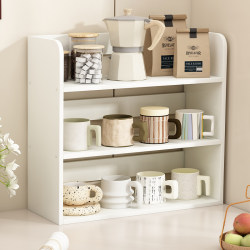 Desktop Storage Rack for Cups, Desktop Organizer, Desk Organizer, Dining Table Countertop Multi-Layer Cup Holder, Small Size