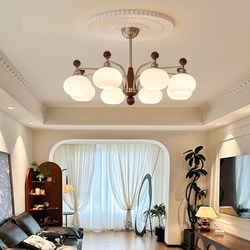 Medieval Style 2026 New Living Room Lamp, Main Hall Lamp, High-End Retro French Chandelier, Bedroom Zhongshan Lighting Fixtures