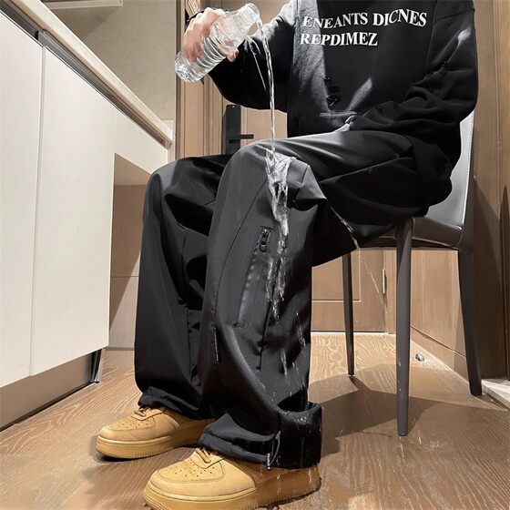 
Spring and Autumn Overalls Men's 2025 New Loose Straight American Outdoor Sports Men's Charge Casual Pants