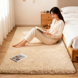 Warm Winter Fluffy Carpet, Thickened and Warm, Bedroom Bedside Rug, Full Coverage Living Room Ins-Style Plush Coffee Table Mat