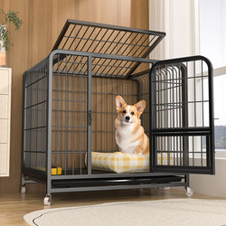 Dog Cage Small Size Dogs Teddy Corgi with Toilet Home Indoor and Outdoor Golden Retriever Pet Cage Dog Cage Medium Dog