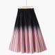 Spring Sweet High Printing Japanese Printing Gradient Striped Striped European and American Platinum Lale
