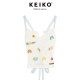 KEIKO Sweetheart Hot Girls Backless Cross-Stretching Vest 2024 Summer White Embroidered Navel Short Top
