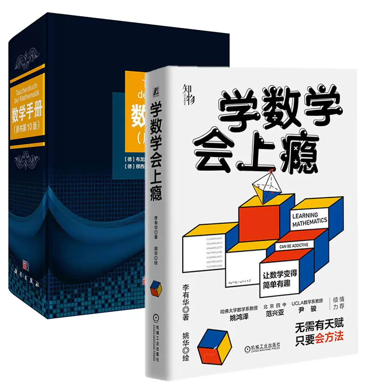 全2册】数学手册原书10版+学数学会上瘾算术函数几何学线性代数学离散