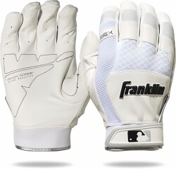 American Franklin Professional Baseball Softball Batting Gloves, Batting Gloves with Reinforced Wear-Resistant Palms
