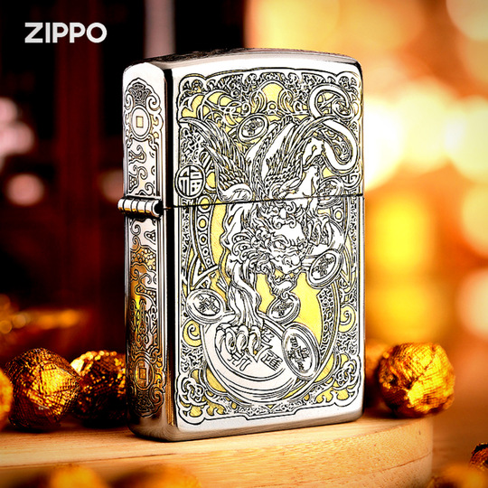 Zippo Xiangyun Pixiu ライター - 本物のFengfeng Zhibao
