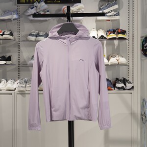 Li Ning sports windbreaker for women 2025 summer fitness series sun protection ice comfortable knitted jacket AFDV980
