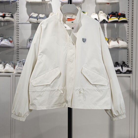 
Li Ning Women's Sports Trench Coat 2025 Spring New Fashion Trend Repellent Water Splash Jacket AFDV150