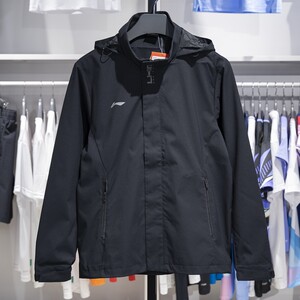 Li Ning sports windbreaker 2024 autumn and winter group buying series men's anti -waterproof wind and wind hooded jacket AFDUA05

