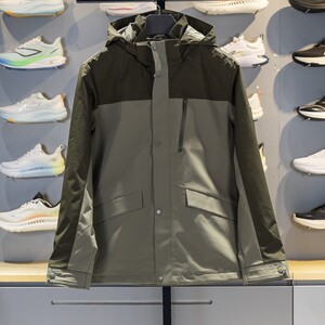 
Li Ning sports windbreaker men's 2025 autumn new group buying series water-repellent woven hooded jacket AFDVC63