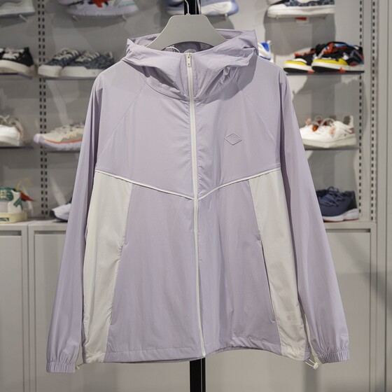 Li Ning Women's Sports Trench Coat 2025 Summer New Ice-Sensory Comfortable Sunscreen Loose Jacket AFDV994