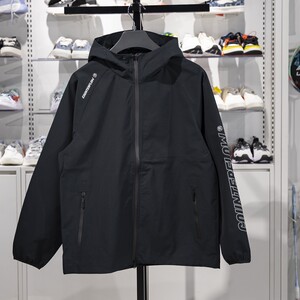 Li Ning CF Shuwan Long Armor Protective Sports Wind Clothes Men's Fashion Loose Water-Splashing Hooded Jacket AFDT821
