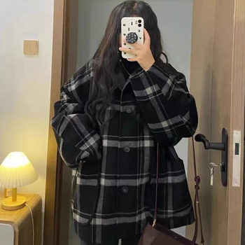 
Extra large size 300Jin [Jin equals 0.5kg] fat mm woolen jacket for women