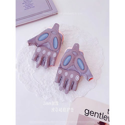 Fitness Gloves for Women, Cycling Sports Half-Finger Shock-Absorbing Anti-Callus Kettlebell Yoga Training Thin Breathable Non-Slip