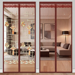 2026 New Summer Mosquito Net Door Curtain Magnetic Self-Adhesive Screen Door for Home Use with Strong Magnets